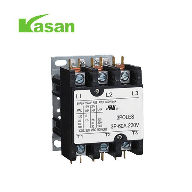 UL-verifisert 30A 3P luftkontaktor for HVAC 24V/120V/240V/277V/480V